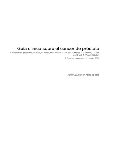 01 GUIA CLINICA SOBRE EL CANCER DE PROSTATA.pdf | Antígeno ...