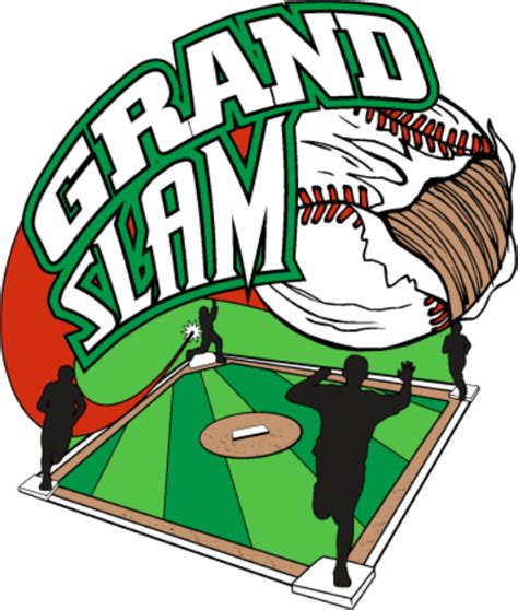 1 1/4  Grand Slam Baseball Pin