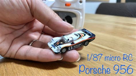 1/87 micro RC / Brekina Porsche 956   Completed video with ...