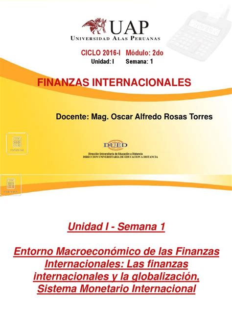 1. Finanzas Internacionales.pdf | Estándar dorado | Fondo ...