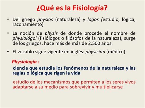 1. introducción al estudio de la fisiología