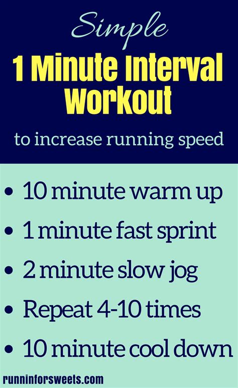 1 Minute Running Intervals to Quickly Build Speed and ...