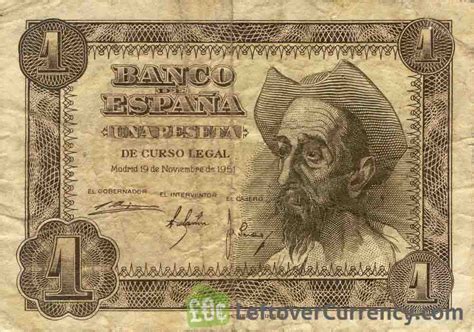 1 Spanish Peseta  Don Quijote    Exchange yours for cash today