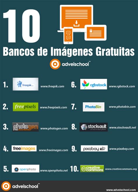 10 bancos de imágenes gratuitas #infografia #infographic #design   TICs ...