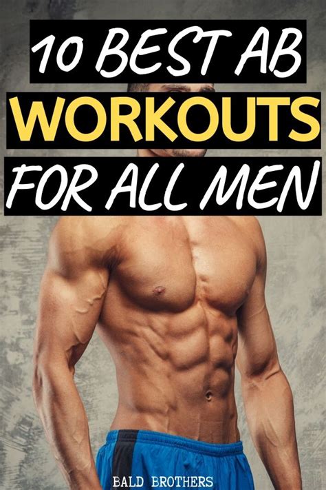 10 Best Ab Workouts From Home For Men | The Bald Brothers