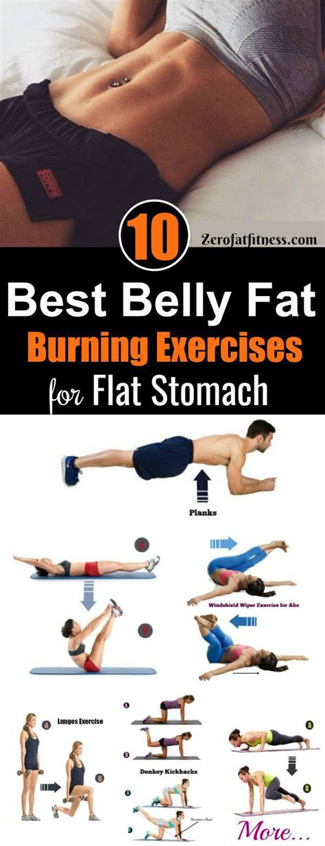 10 Best Belly Fat Burning Exercises for Flat Stomach at ...
