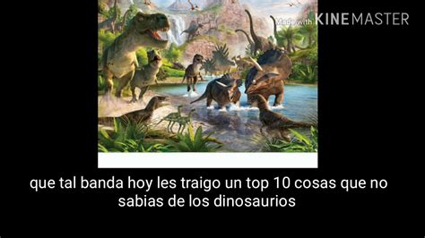10 cosas que no sabias de los dinosaurios   YouTube