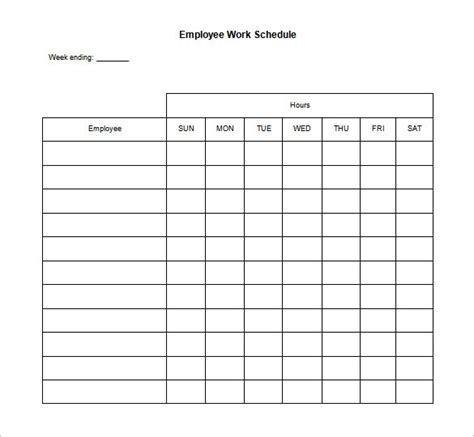 10 + Daily Schedule Templates   Printable Excel Word PDF ...
