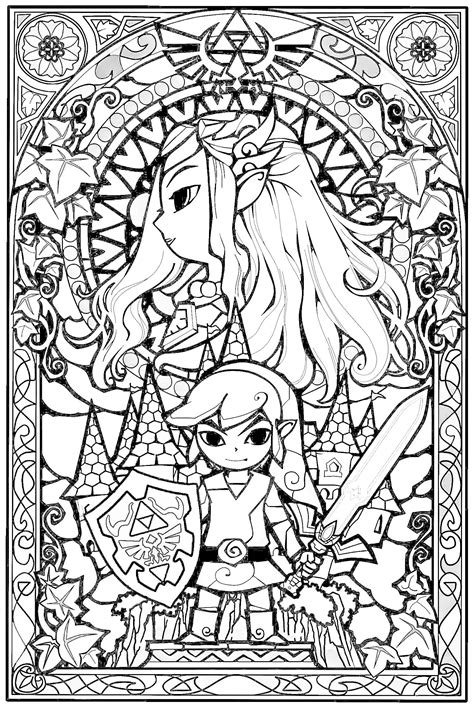 10+ Dibujos Para Colorear De The Legend Of Zelda | Ayayhome