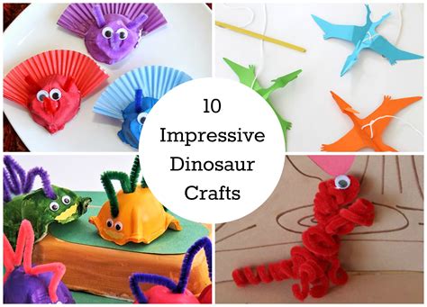 10 DIY Dinosaur Crafts Your Kids Will Love
