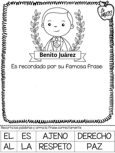 10 ideas de Benito Juárez | benito juarez para niños, natalicio de ...