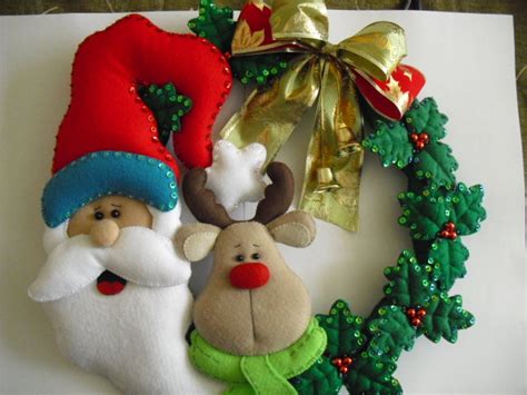 10 ideas para hacer tus adornos navideños en fieltro