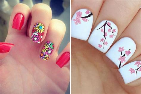 10 ideas para llevar uñas decoradas con flores   Ellas Hablan