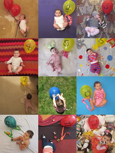 10 Ideias para fotografar seu bebê mês a mês | TulipaBaby ...