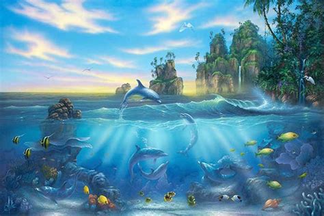 10 Inspirational Underwater Paintings | FreeCreatives