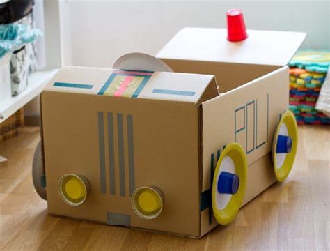 10 Manualidades para Niños con Cajas de Cartón   DecoPeques | Juguetes ...