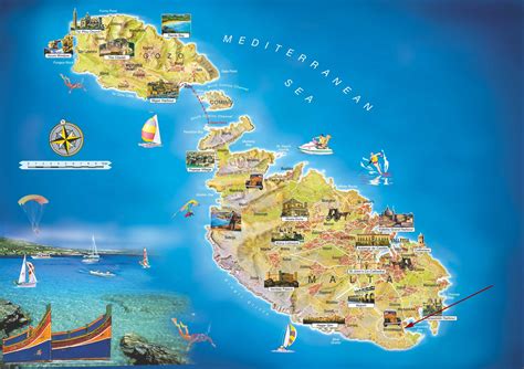10 mapas de Malta com localização e tudo que você quer saber