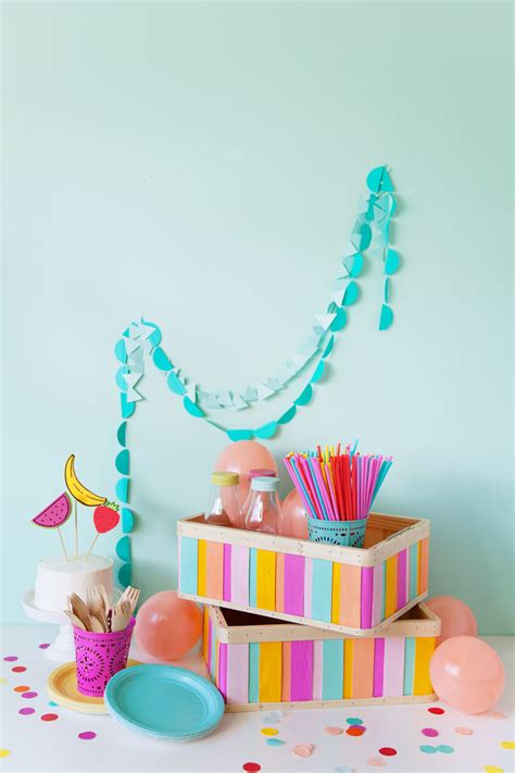 10 MINUTE DIY   PAINTED IKEA WOOD BOXES   Tell Love and Party