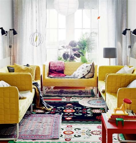 10 New and Fresh IKEA Living Room Interior Design Ideas ...