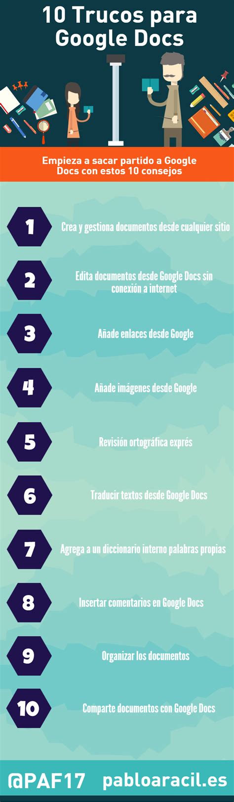 10 trucos de Google Docs