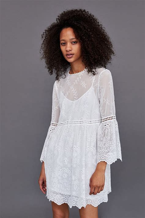 10 vestidos blancos de Zara que querrás llevar a todas horas | Galería ...