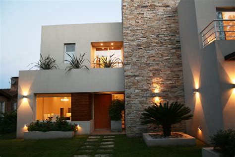 100 Fachadas de casas con piedra, modernas y minimalistas ...