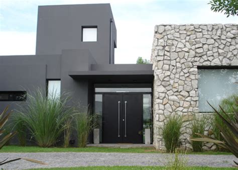100 Fachadas de casas con piedra, modernas y minimalistas – Información ...