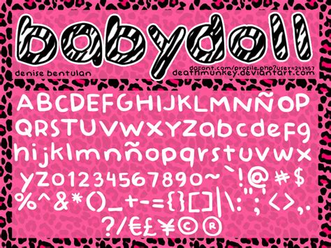 1001 fonts · free fonts baby!