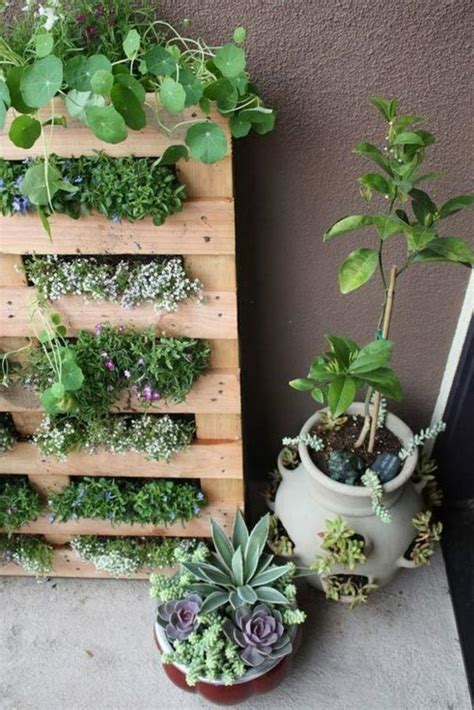 1001 + Ideas de jardineras con palets hechas a mano