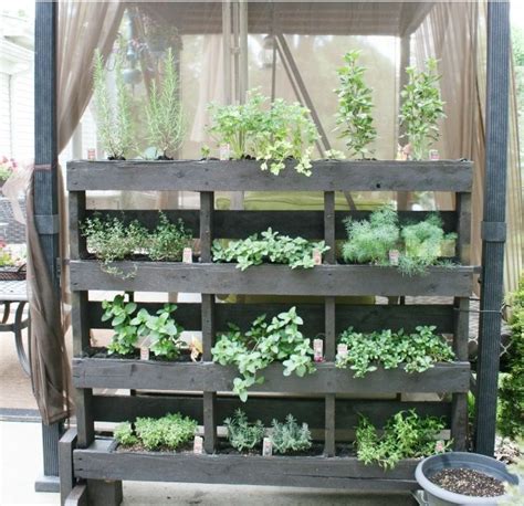 1001 + Ideas de jardineras con palets hechas a mano