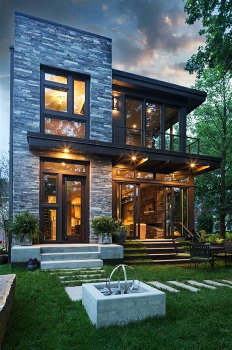 1001+ Ideas sobre fachadas de casas modernas | Modern ...