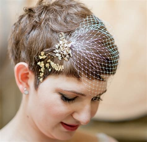 1001 + Idées pour une coiffure mariage cheveux courts ...