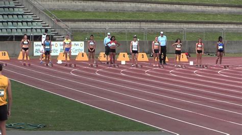 100m Final   15 Years Girls   2015 NSW All Schools   YouTube