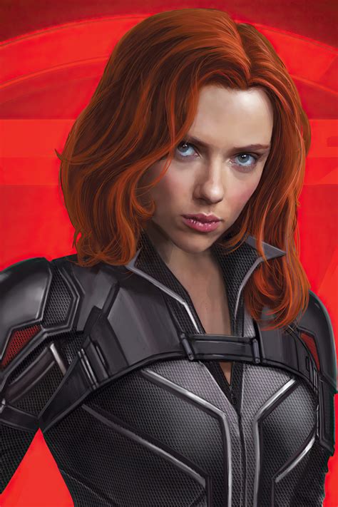 1080x1620 Black Widow Marvel Scarlett Johansson 1080x1620 Resolution ...