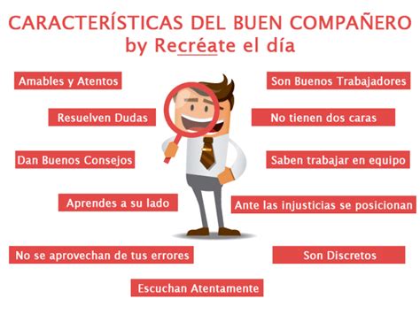 11 CARACTERÍSTICAS DEL BUEN COMPAÑERO | Recréate el día