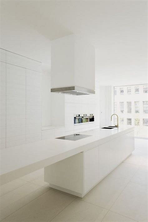 11 cocinas blancas modernas [2021] | Minimalist kitchen ...