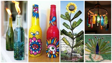 11 Ideas decorativas para el hogar con botellas de vidrio ...