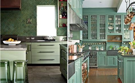 11 ideas para usar el verde en las cocinas