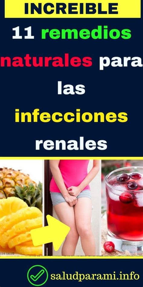 11 remedios naturales para las infecciones renales   Salud para Mi ...