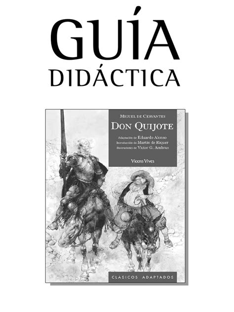 110670D_Guia_Don_Quijote_de_la_Mancha.pdf | Don Quijote | Miguel De ...