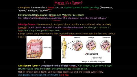 111P   What is a tumor?, Classification of Neoplasms ...