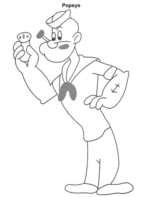 113 dibujos de Popeye el marino para colorear | Oh Kids ...
