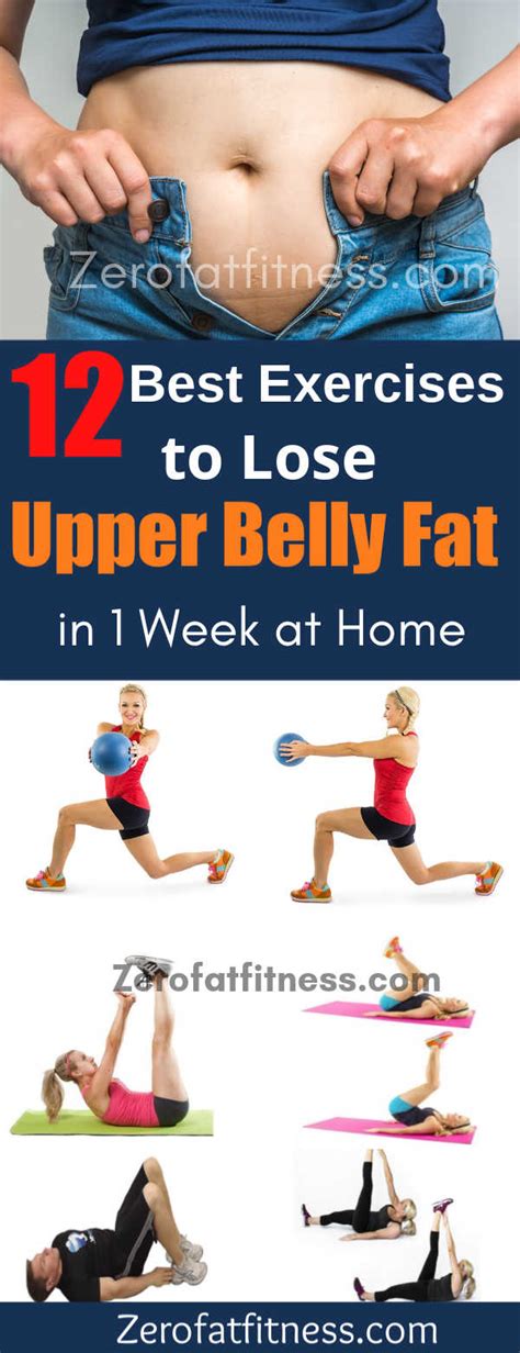 12 Best Exercises to Lose Upper Belly Fat in 1 Week at Home