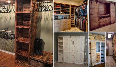 12 closets que puedes hacer tú mismo con madera reciclada   Mi Libro De ...
