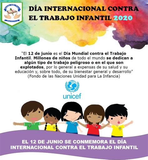 12 de Junio   Dia Internacional Contra el Trabajo Infantil   Escuela ...