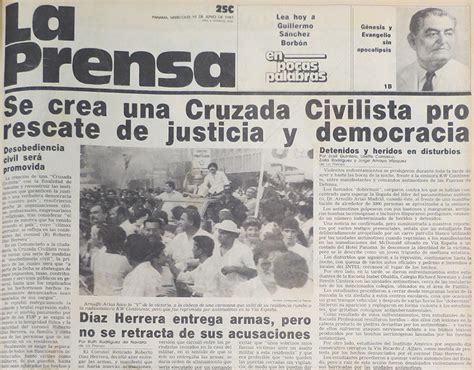 12 portadas de periódicos que hicieron historia en Panamá ...