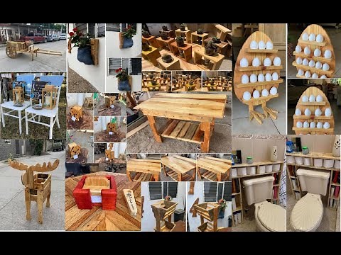 12 proyectos realizados con maderas de tarimas palets.. fáciles de hacer y fáciles de vender