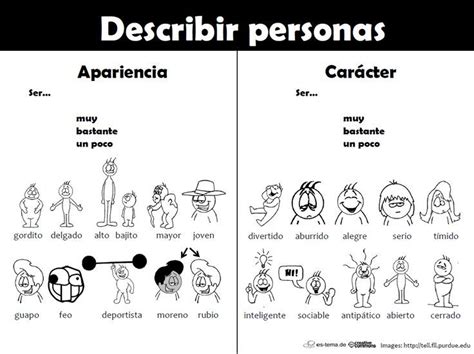 121 best images about Describiendo personas on Pinterest | Spanish ...