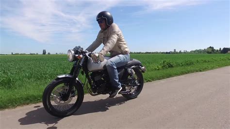 125 Cafe Racer silver mat   YouTube
