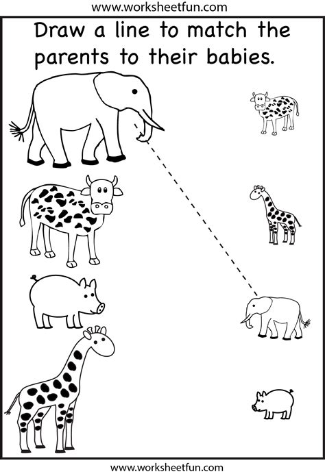 13 Best Images of Animals Kindergarten Worksheet Printables   Free ...
